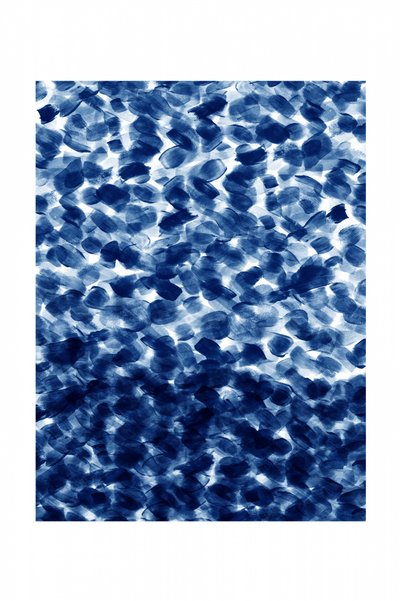 Padrão abstrato em índigo de Danushka Abeygoda