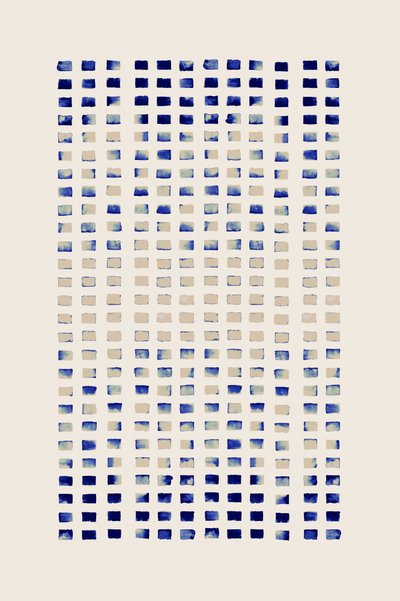 Grelha Azul Moderna de Danushka Abeygoda