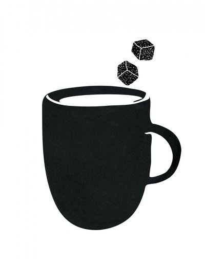 Caneca de café preto doce de Danushka Abeygoda
