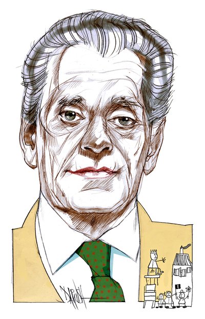 Giovanni Mosca , 2008 (desenho digital a lápis de cor) de Dariush Radpour
