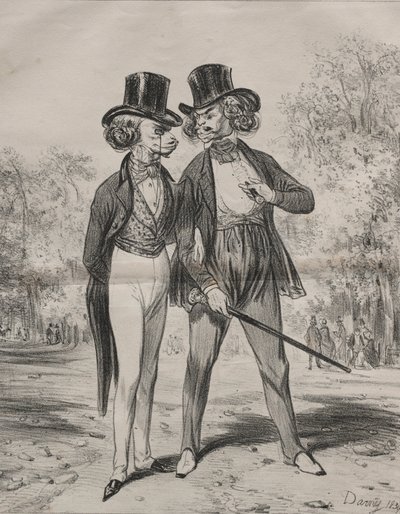 Mods incríveis. Leões de outono, 1839. de Darny