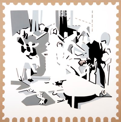 Festa da Panela IV, 2019 (acrílico sobre tela) de Darren Coffield