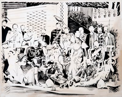 Festa dos Deuses, 2017 (óleo sobre tela) de Darren Coffield