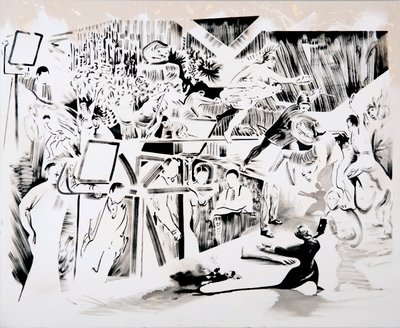 RFK, 2018 (óleo sobre tela) de Darren Coffield
