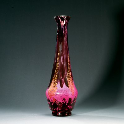 Vaso alto, c.1920 (vidro) de Daum Freres