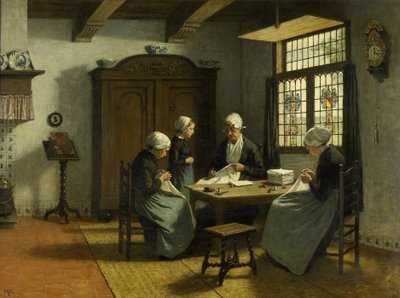 No Orfanato de Katwijk-Binnen de David Adolph Constant Artz