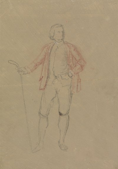 Estudo para o Retrato de William Inglis de David Allan