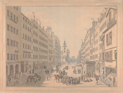 A Rua Alta de Edimburgo, a partir do Oriente de David Allan