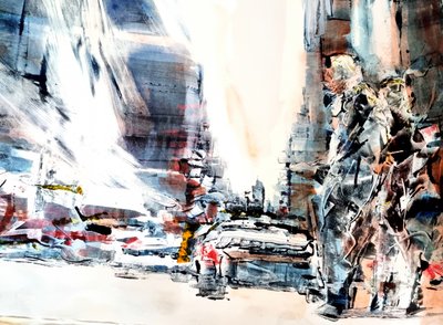 Rua da Cidade Abstrata de David Antonides