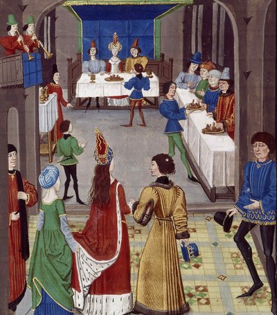 O casamento. De: Renaud de Montauban, ca 1465. de David Aubert