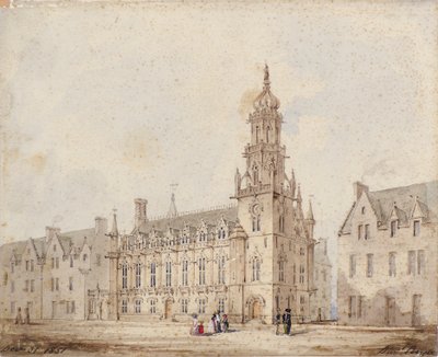 A troca real de Dundee com torre e coroa: primeiro desenho de David Bryce