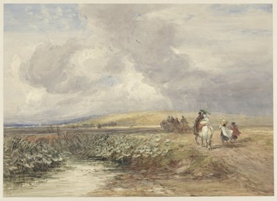 Paisagem com viajantes de David Cox (I)