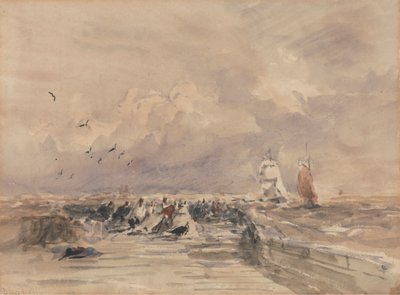Dieppe Pier, Brisa Rígida de David Cox