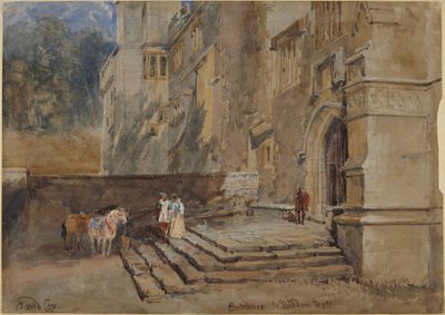 Entrada do Haddon Hall de David Cox