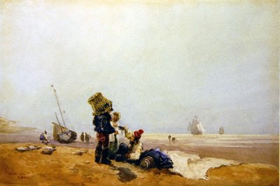 Pescadores na costa de David Cox