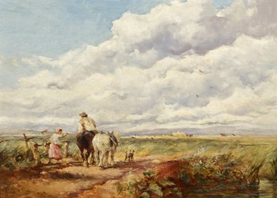 Paisagem com Haymakers de David Cox