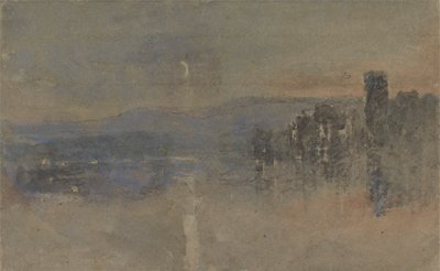 Paisagem ao luar de David Cox
