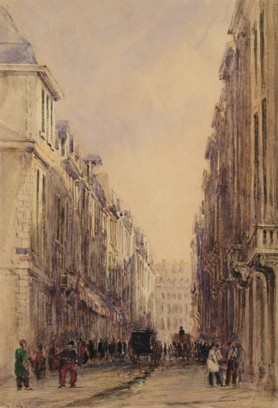 Rue Vivienne, Paris (wc no papel) de David Cox