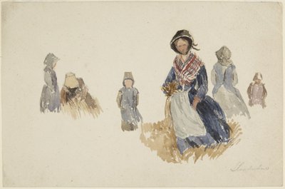Estudos de mulheres de David Cox