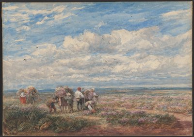 Os apanhadores de urze ou giesta de David Cox