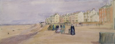 The Sea Front em Blackpool de David Cox