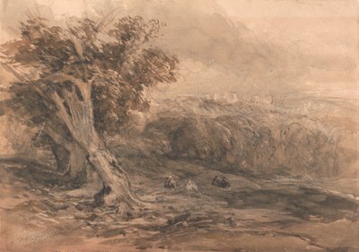 Castelo de Warwick de David Cox