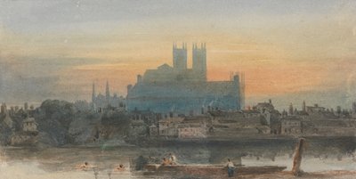Westminster a partir de Lambeth de David Cox