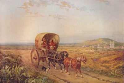 Cruzando o Heath, 1924 de David Cox the elder