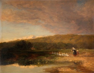 Noite, 1851-1853. de David Cox the elder