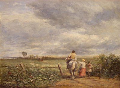 Indo para o Hayfield, 1853. de David Cox the elder