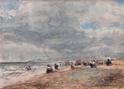 Areias de Rhyl, c1850 de David Cox the elder