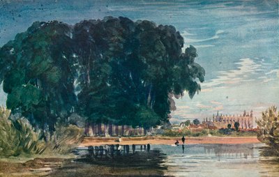 Os Brocas, Eton, meados do século XIX, 1930. de David Cox the elder