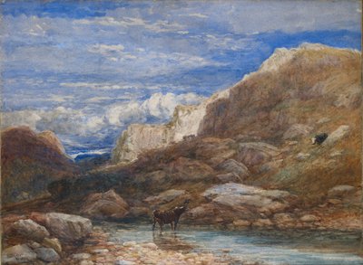 O Desafio, 1853 de David Cox the elder