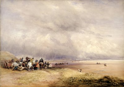 Ulverston Sands, 1835. de David Cox the elder