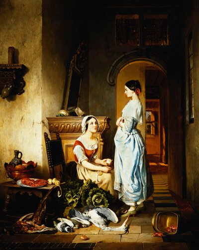 Preparando a Refeição, de David Emil Joseph de Noter