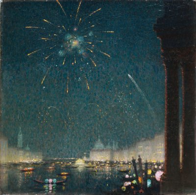 Carnaval veneziano (óleo sobre tela) de David Ericson