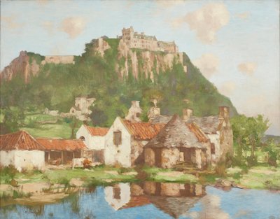 Abaixo das muralhas do Castelo de Stirling (óleo sobre tela) de David Gauld