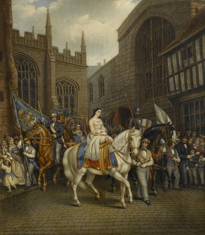 Procissão de Lady Godiva, Coventry, 1867 de David Gee