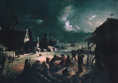 Corn Husking, ca. 1863-64. de David Gilmour Blythe