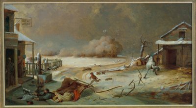 Casa a meio caminho, 1864 de David Gilmour Blythe
