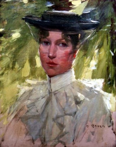 Retrato de uma Jovem Mulher de David Gould