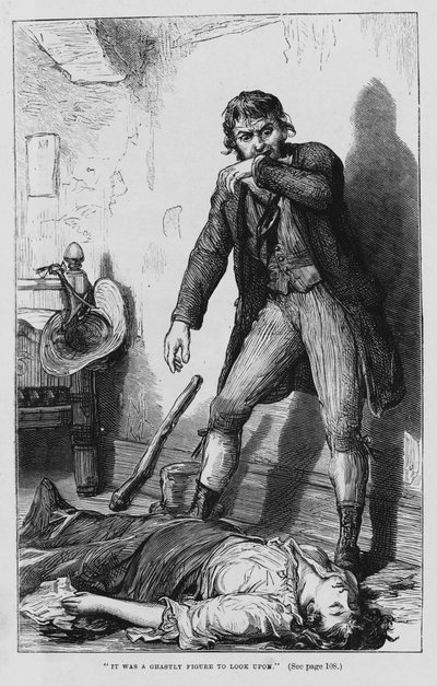 Ilustração para Oliver Twist de Charles Dickens (gravura) de David Henry Friston