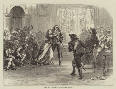 Cena de Charles I no Lyceum Theatre de David Henry Friston