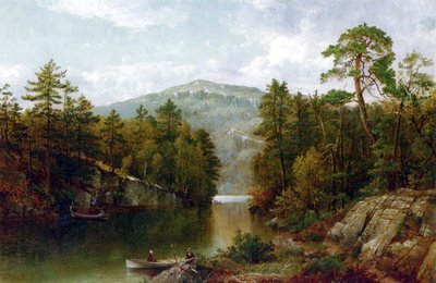 O Lago George, 1876 de David Johnson
