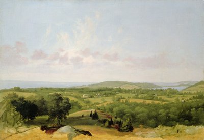 Vista da baía de Narragansett, perto de Warwick, Rhode Island de David Johnson