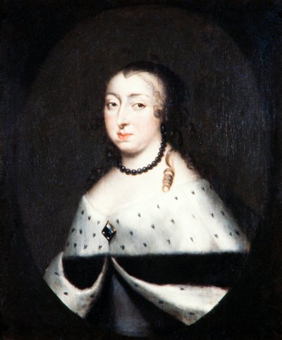 Hedvig Eleonora, Rainha viúva da Suécia, c.1661 (óleo sobre tela) de David Klöcker Ehrenstrahl