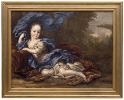 Hedvig Sofia, 1681-1708, princesa da Suécia, duquesa de Holstein-Gottorp de David Klöcker Ehrenstrahl