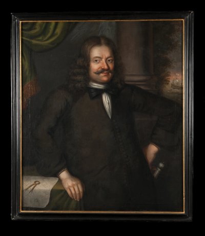 Capitão de fragata Hindrik Piper [Retrato de homem] de David Klöcker Ehrenstrahl