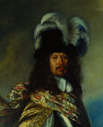 Retrato, homem de David Klöcker Ehrenstrahl