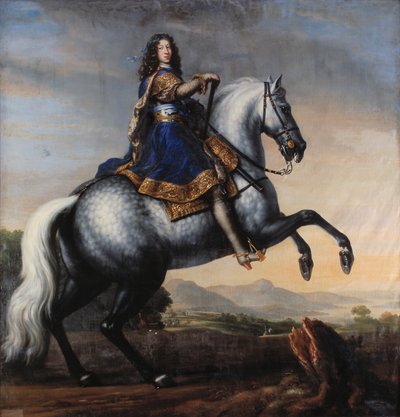 Português:  Retrato a cavalo Retrato equestre de Carlos XI da Suécia, intitulado «Ryttar», com a etiqueta «QS:Lsv», Retrato a cavalo, intitulado «Ryttar», com a etiqueta «QS:Len», Retrato equestre de Carlos XI da Suécia» de David Klöcker Ehrenstrahl